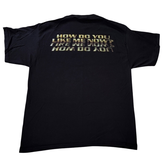 Y2K Toby Keith How Do You Like Me Now Black 2000s Concert T-Shirt Size L - Picture 2 of 5